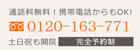 お電話での問い合わせ